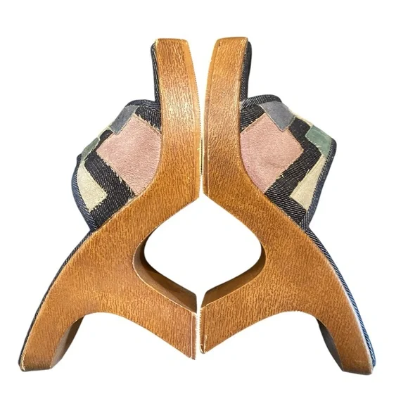 VINTAGE Retro Platform Sandals - Picture 6 of 9